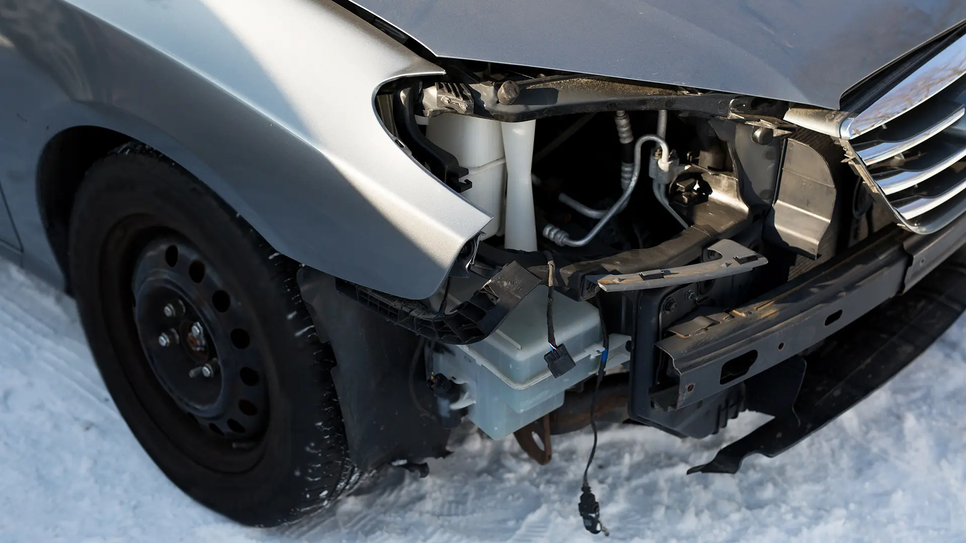 Auto nakon udesa sa psom